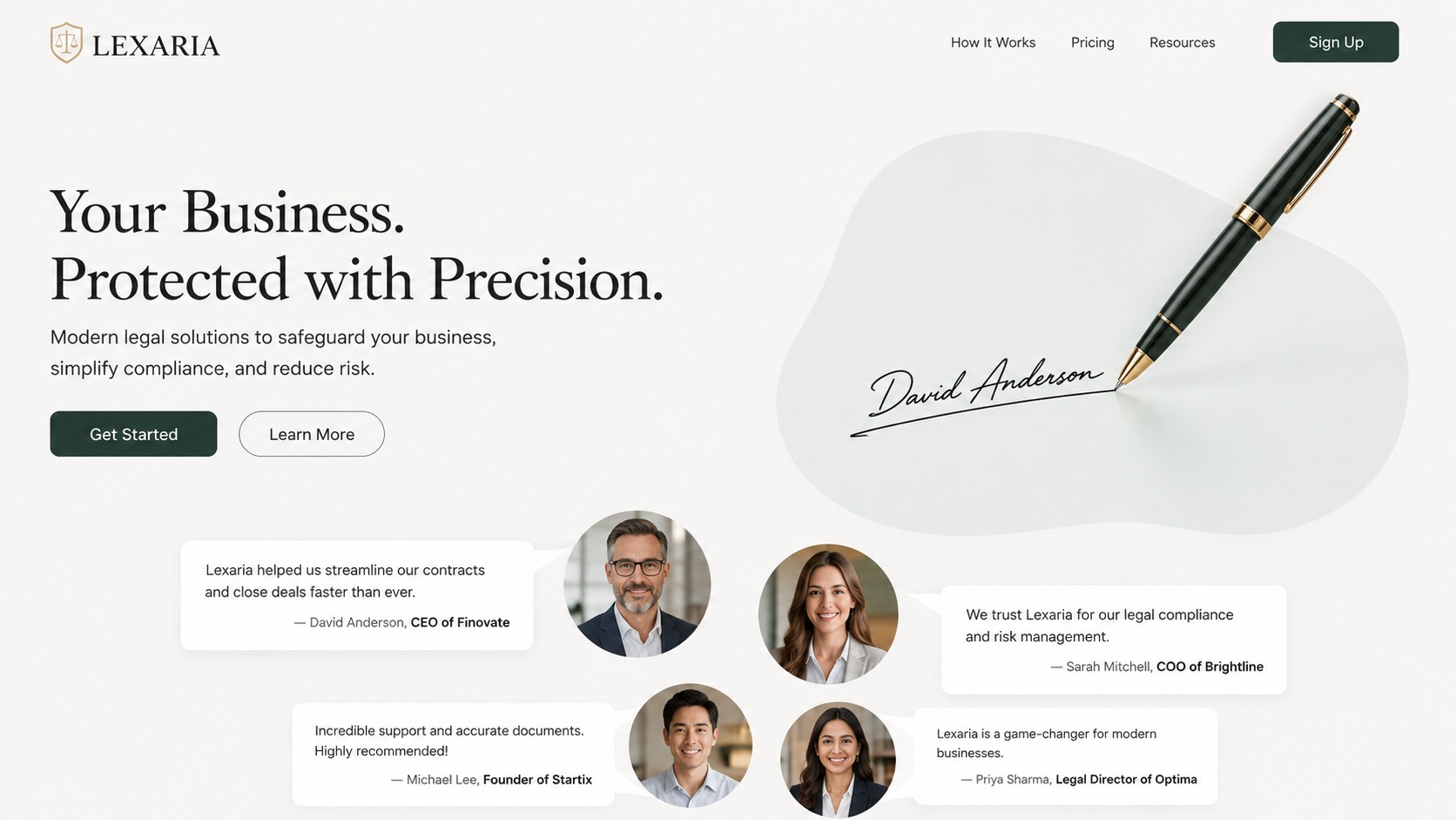 Renewed law firm website after ONOVA
